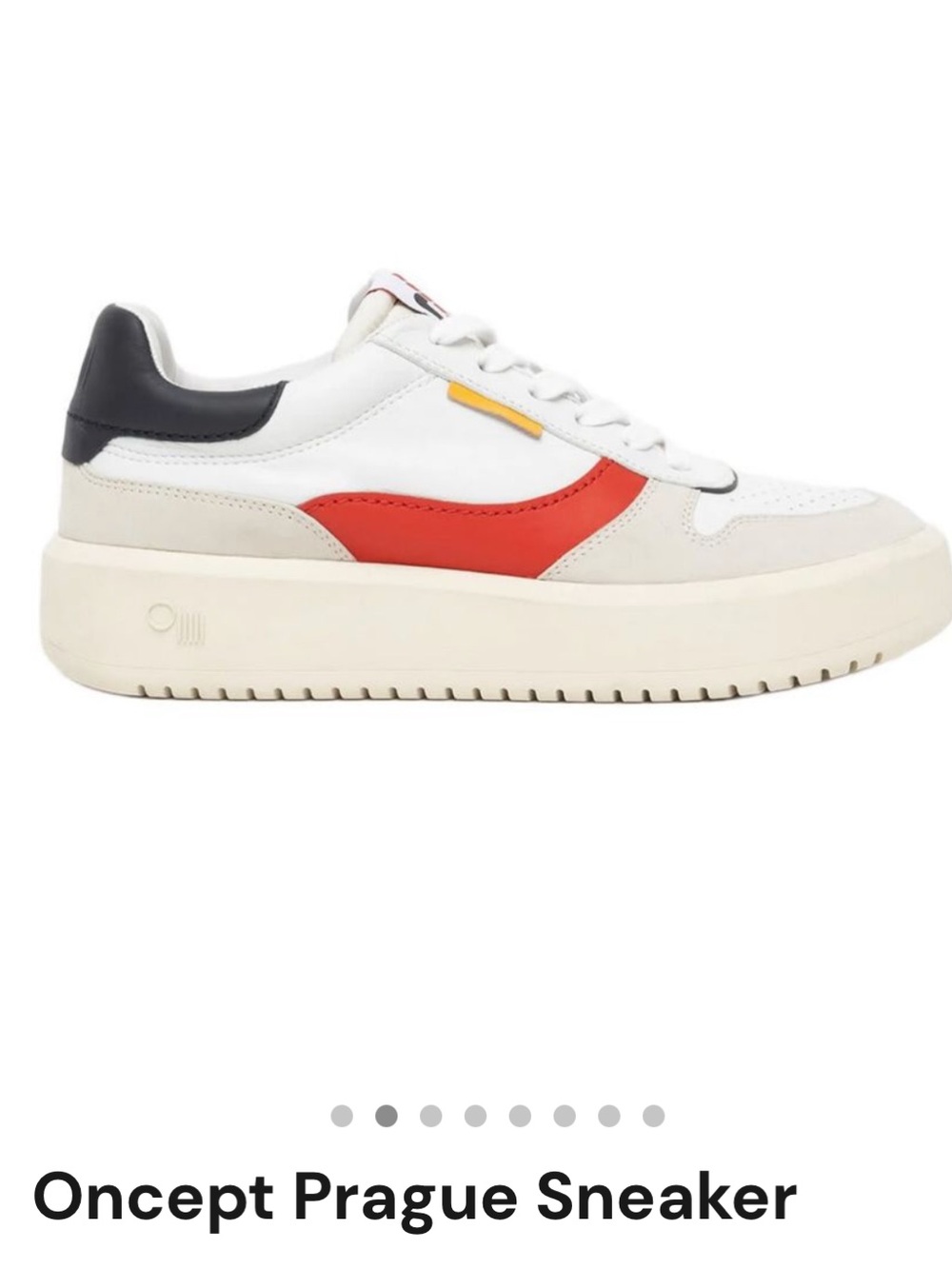 Oncept Prague Sneaker in retro red womans 8.5 shoes sneakers trainers